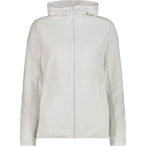 CMP WOMAN JACKET FIX HOOD blanco