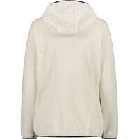 Cmp forro polar mujer WOMAN JACKET FIX HOOD BLANCO vista trasera