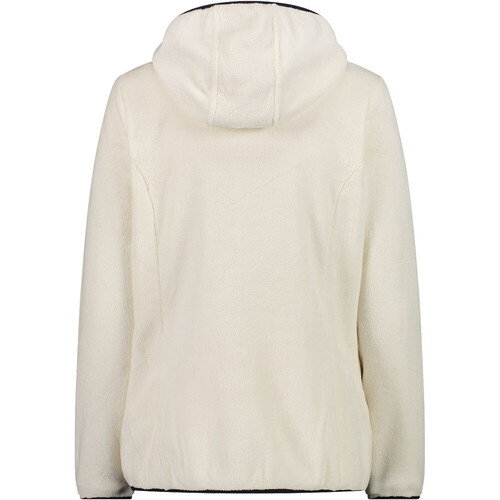 CMP WOMAN JACKET FIX HOOD blanco