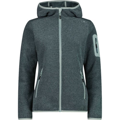 Cmp forro polar mujer WOMAN JACKET FIX HOOD GRIS
