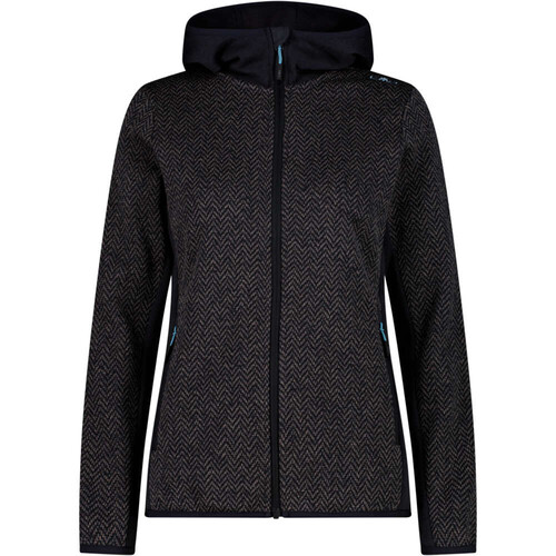 CMP WOMAN JACKET FIX HOOD gris