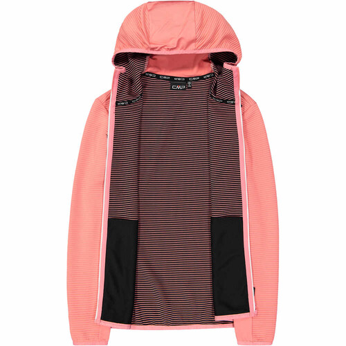 CMP WOMAN JACKET FIX HOOD naranja
