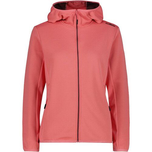 CMP WOMAN JACKET FIX HOOD naranja