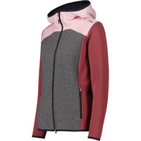 Cmp forro polar mujer WOMAN JACKET FIX HOOD ROSA vista detalle