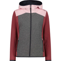 Cmp forro polar mujer WOMAN JACKET FIX HOOD ROSA vista frontal