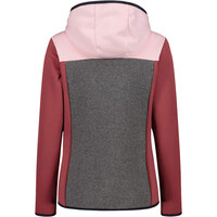 Cmp forro polar mujer WOMAN JACKET FIX HOOD ROSA vista trasera
