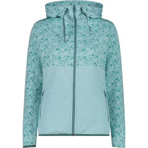 CMP WOMAN JACKET FIX HOOD verde