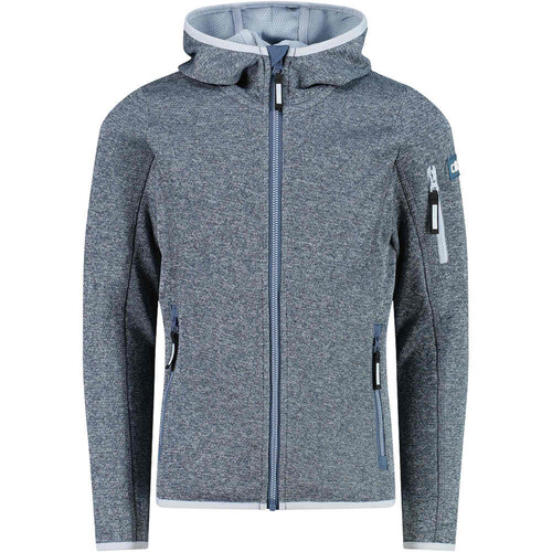 CMP KID G JACKET FIX HOOD azul