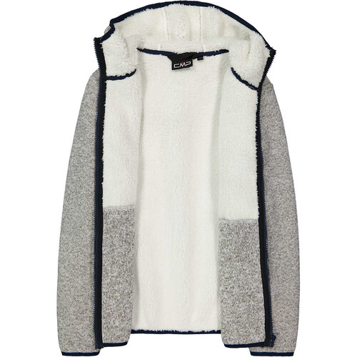 CMP KID G JACKET FIX HOOD blanco