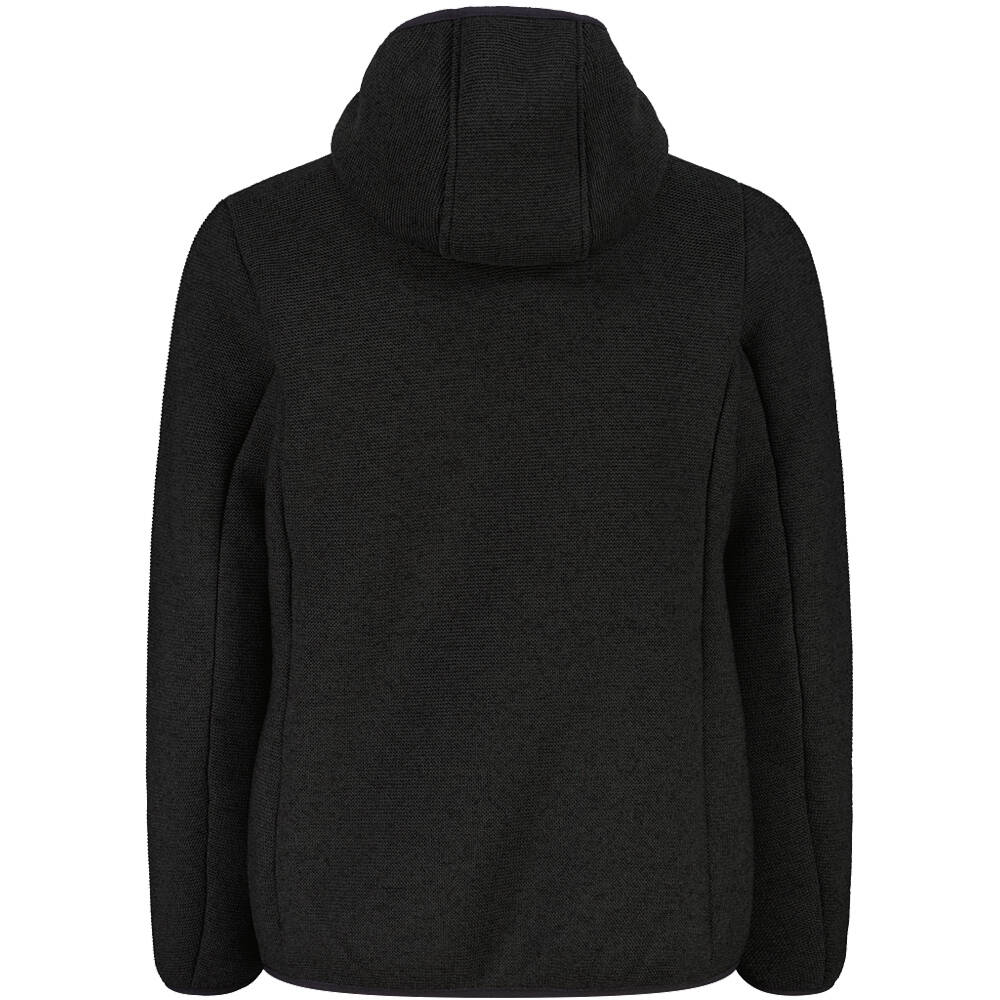 Cmp forro polar niño KID G JACKET FIX HOOD GRIS vista trasera