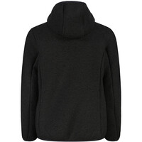 Cmp forro polar niño KID G JACKET FIX HOOD GRIS vista trasera