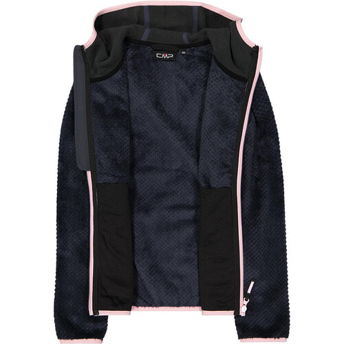 CMP KID G JACKET FIX HOOD negro