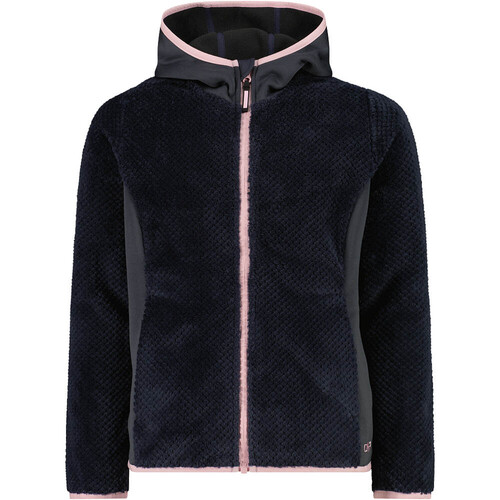 CMP KID G JACKET FIX HOOD negro