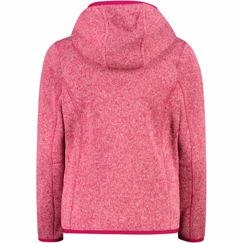 CMP KID G JACKET FIX HOOD rojo