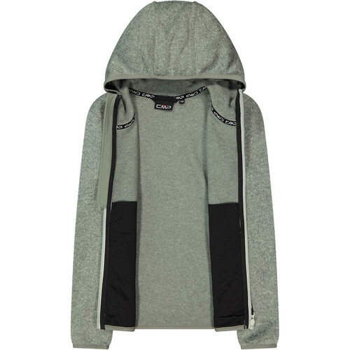 CMP KID G JACKET FIX HOOD verde