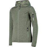 Cmp forro polar niño KID G JACKET FIX HOOD VERDE vista detalle