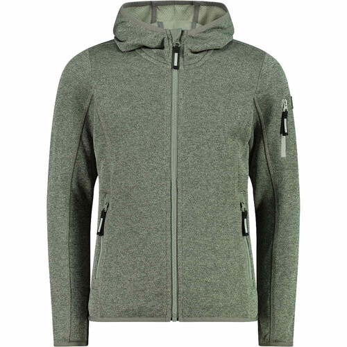 CMP KID G JACKET FIX HOOD verde