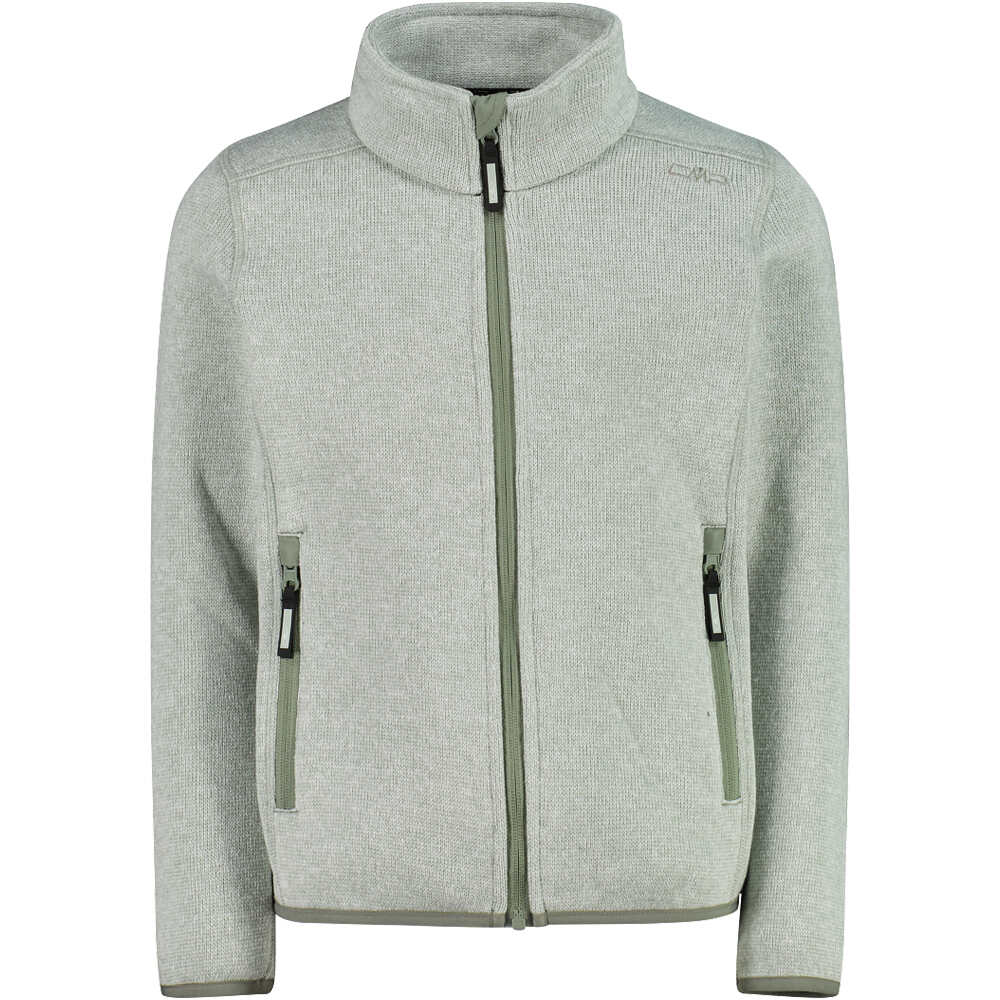 Cmp forro polar niño KID G JACKET VERDE vista frontal