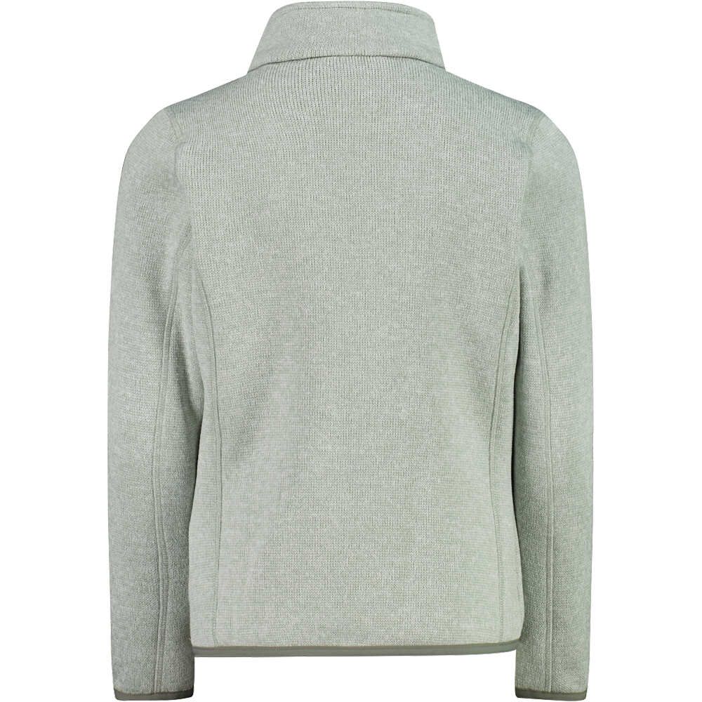Cmp forro polar niño KID G JACKET VERDE vista trasera