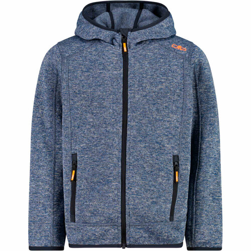 CMP KID JACKET FIX HOOD azul