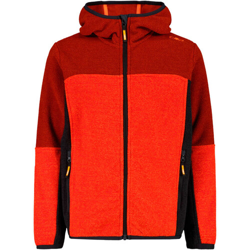 CMP KID JACKET FIX HOOD naranja
