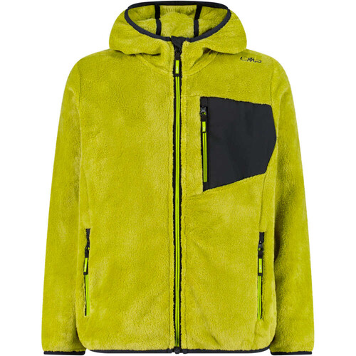Cmp forro polar niño KID JACKET FIX HOOD VERDE