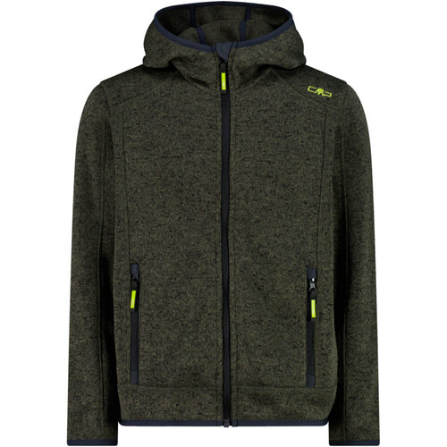Cmp forro polar niño KID JACKET FIX HOOD VERDE