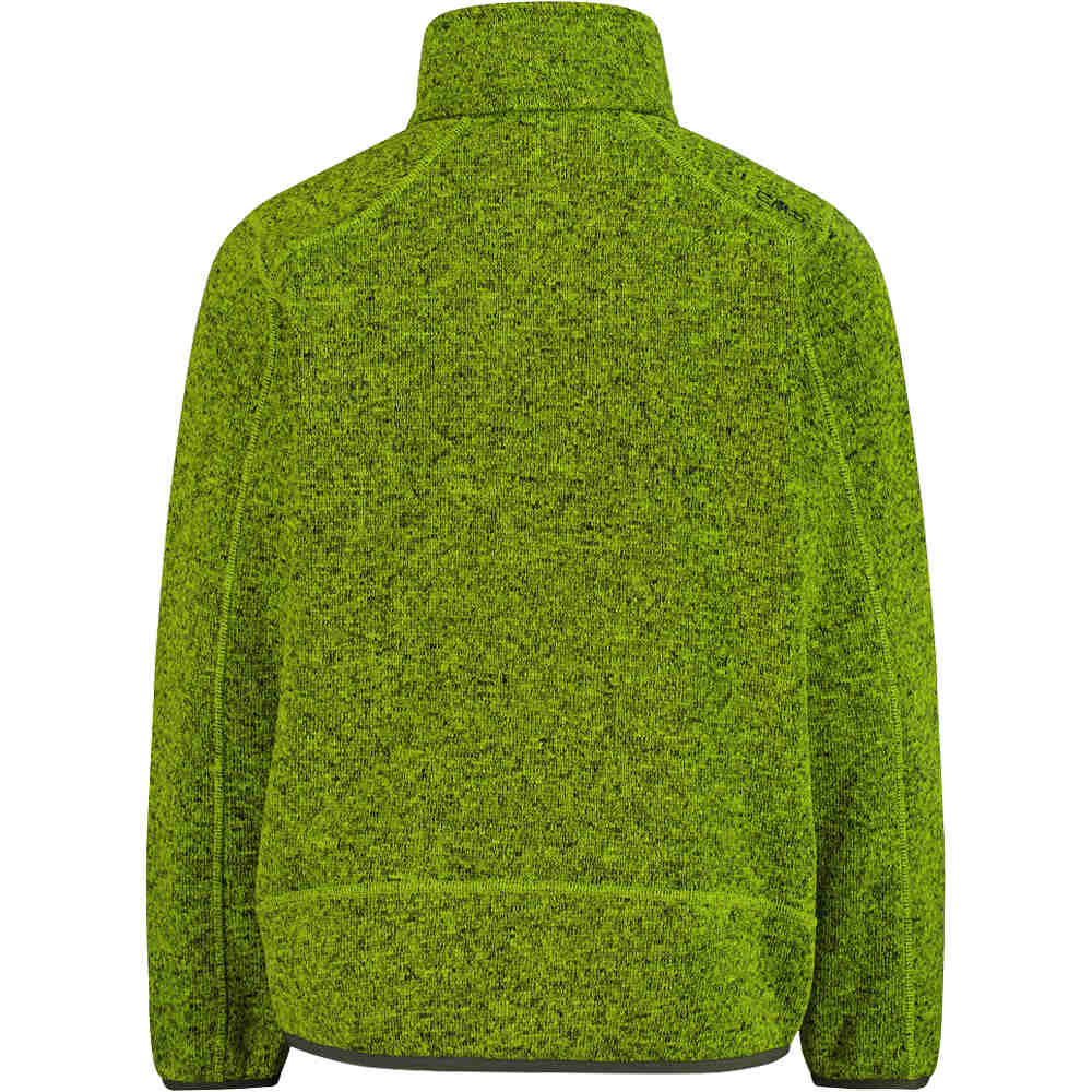 Cmp forro polar niño KID JACKET VERDE vista trasera