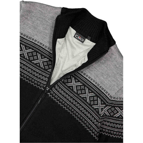 CMP MAN JACKET KNITTED WP negro