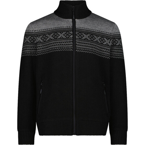 CMP MAN JACKET KNITTED WP negro