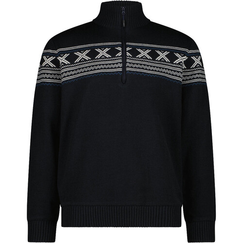 CMP MAN SWEAT KNITTED WATERPROOF azul