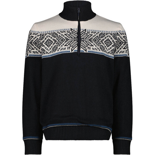 CMP MAN SWEAT KNITTED WATERPROOF azul