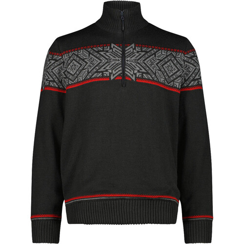 CMP MAN SWEAT KNITTED WATERPROOF gris