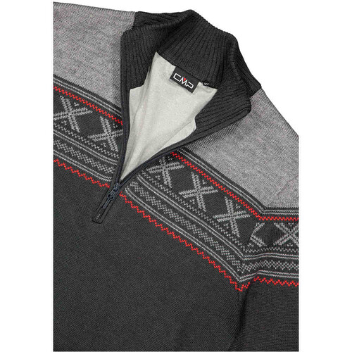 CMP MAN SWEAT KNITTED WP gris