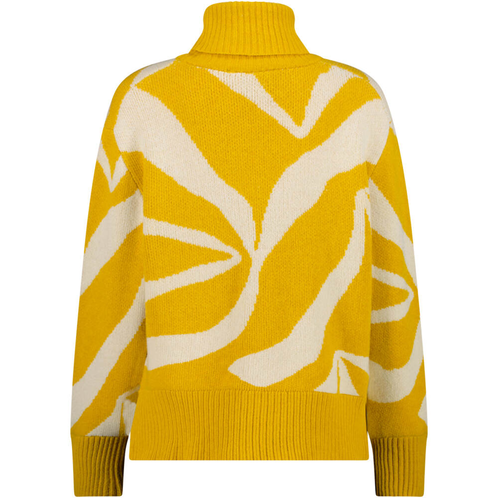 Cmp jersey esquí mujer WOMAN SWEAT KNITTED AMARILLO vista trasera