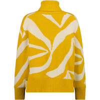 Cmp jersey esquí mujer WOMAN SWEAT KNITTED AMARILLO vista trasera