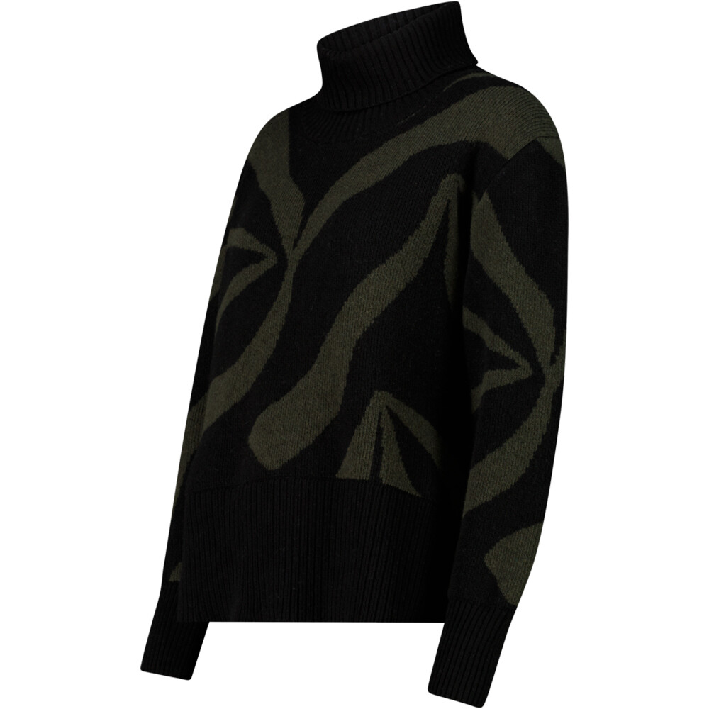 Cmp jersey esquí mujer WOMAN SWEAT KNITTED NEGRO vista detalle