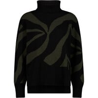 Cmp jersey esquí mujer WOMAN SWEAT KNITTED NEGRO vista frontal
