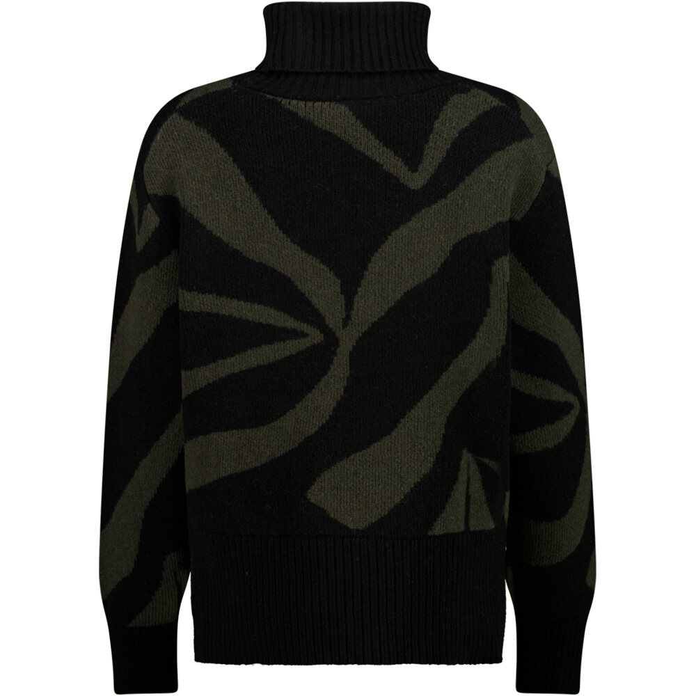 Cmp jersey esquí mujer WOMAN SWEAT KNITTED NEGRO vista trasera