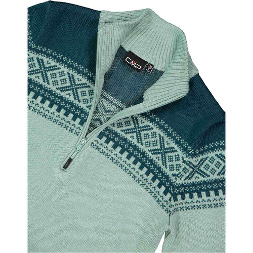 CMP WOMAN SWEAT KNITTED verde