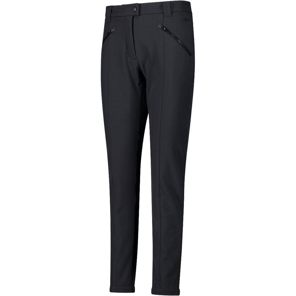 Cmp pantalón montaña mujer WOMAN LONG PANT GRIS vista detalle
