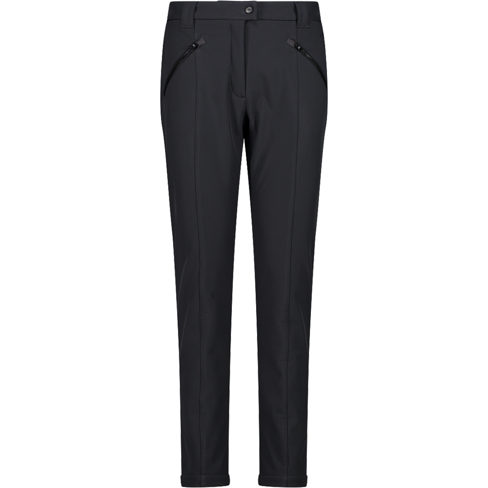 Cmp pantalón montaña mujer WOMAN LONG PANT GRIS vista frontal