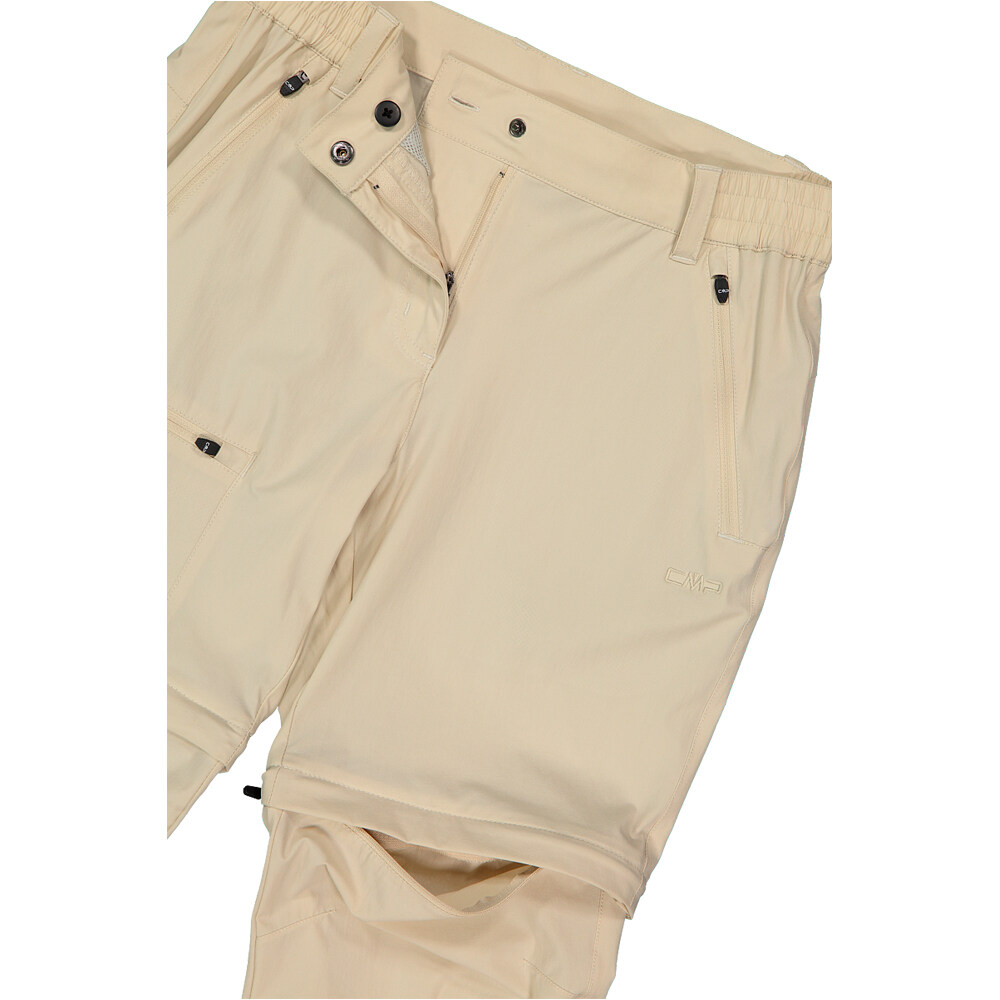Cmp pantalón montaña mujer WOMAN ZIP OFF PANT MARRON 06