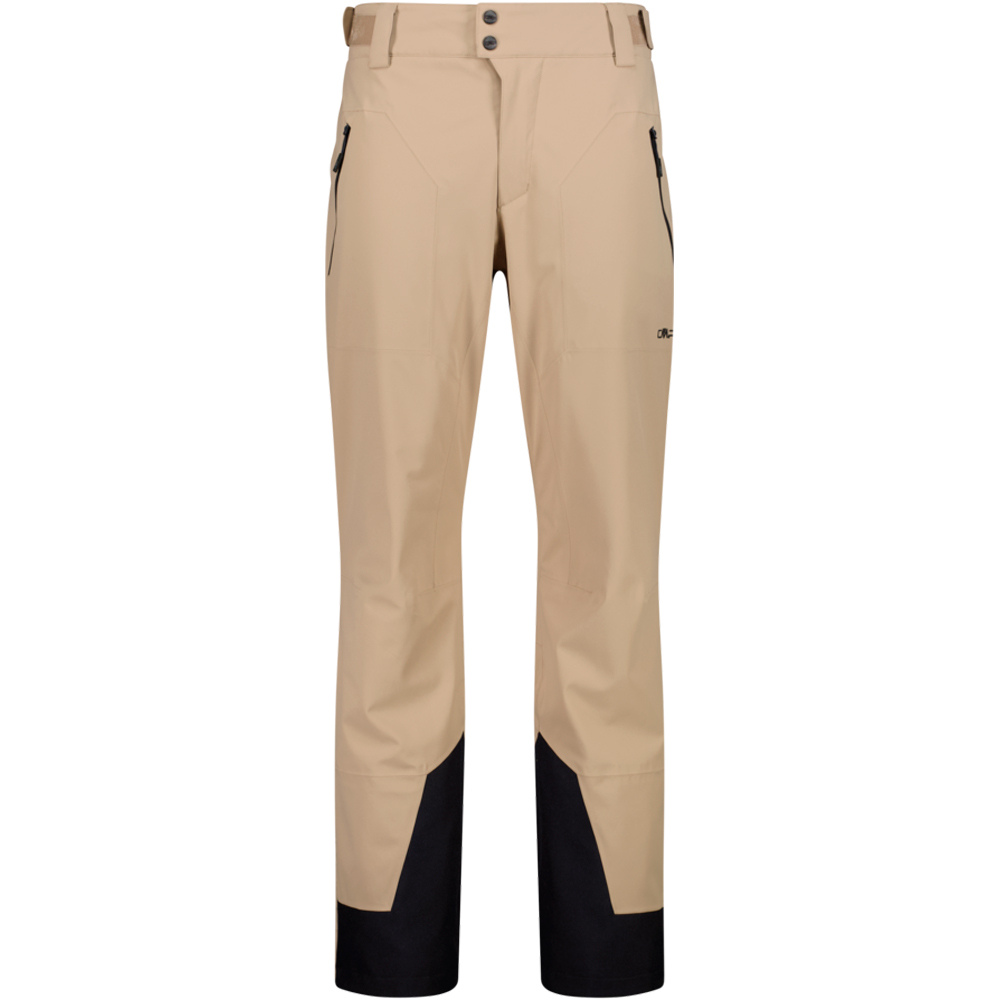 Cmp pantalones esquí hombre MAN PANT MARRON vista frontal