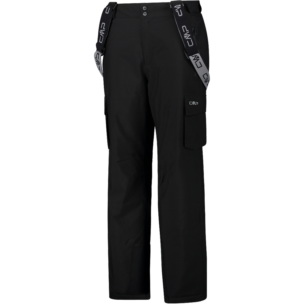 Cmp pantalones esquí hombre MAN SALOPETTE CARGO NEGRO vista detalle