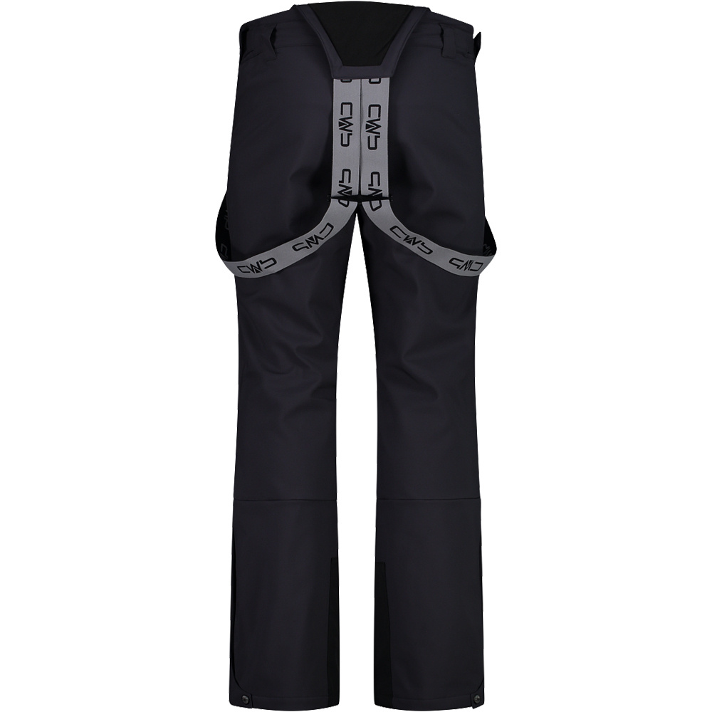 Cmp pantalones esquí hombre MAN SALOPETTE GRIS vista trasera