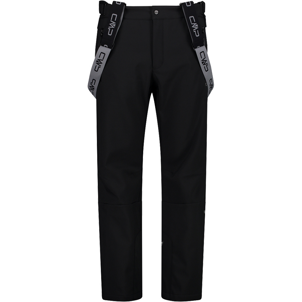 Cmp pantalones esquí hombre MAN SALOPETTE NEGRO vista frontal