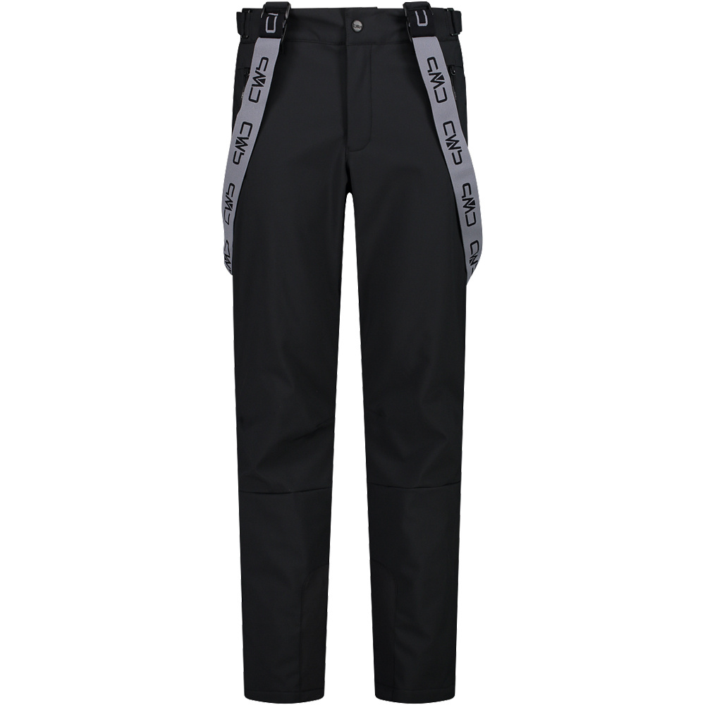 Cmp pantalones esquí hombre MAN SALOPETTE NEGRO vista frontal