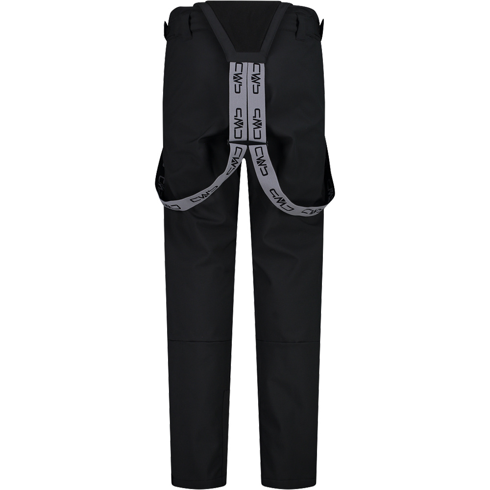 Cmp pantalones esquí hombre MAN SALOPETTE NEGRO vista trasera