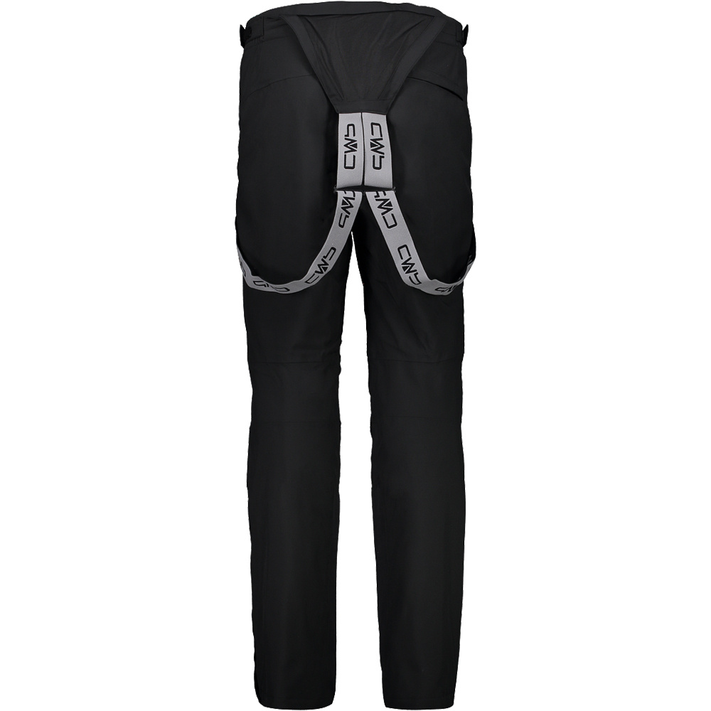 Cmp pantalones esquí hombre MAN SKI PANT NEGRO vista trasera